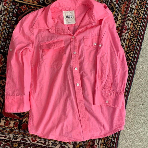 IZOD pink shirt - Picture 3 of 9